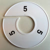 Klika -  Maatring 11cm wit/zwart 5