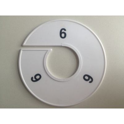 Klika - Ringgröße 11 cm weiß/schwarz 6