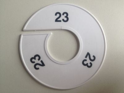 Klika - Größe Ring 11 cm weiß/schwarz 23