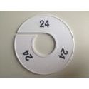 Klika -  Maatring 11cm wit/zwart 24