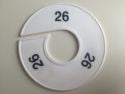 Klika -  Maatring 11cm wit/zwart 26