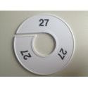 Klika -  Maatring 11cm wit/zwart 27