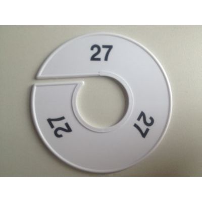 Klika -  Maatring 11cm wit/zwart 27