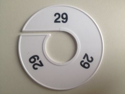 Klika - Größe Ring 11 cm weiß/schwarz 29