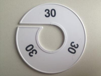 Klika - Größe Ring 11 cm weiß/schwarz 30