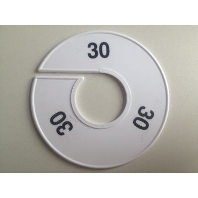 Klika - Größe Ring 11 cm weiß/schwarz 30