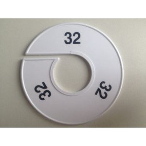Klika -  Maatring 11cm wit/zwart 32