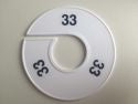 Klika -  Maatring 11cm wit/zwart 33