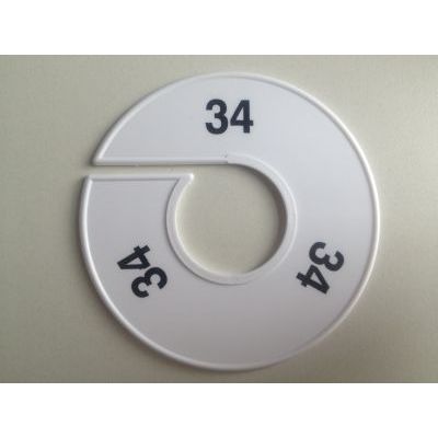 Klika - Taille bague 11 cm blanc/noir 34