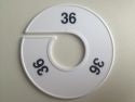 Klika -  Maatring 11cm wit/zwart 36