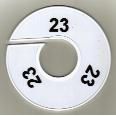 Klika -  Maatring 11cm wit/zwart 2