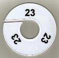 Klika -  Maatring 11cm wit/zwart 1
