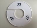 Klika -  Maatring 11cm wit/zwart 37