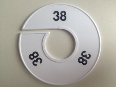 Klika - Größe Ring 11 cm weiß/schwarz 38