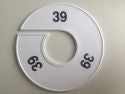 Klika -  Maatring 11cm wit/zwart 39