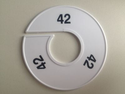 Klika - Taille bague 11 cm blanc/noir 42