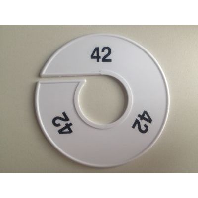 Klika - Größe Ring 11 cm weiß/schwarz 42