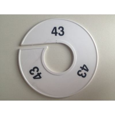 Klika - Taille bague 11 cm blanc/noir 43