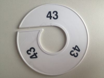 Klika - Größe Ring 11 cm weiß/schwarz 43