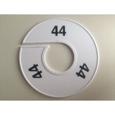 Klika -  Maatring 11 cm wit/zwart 44