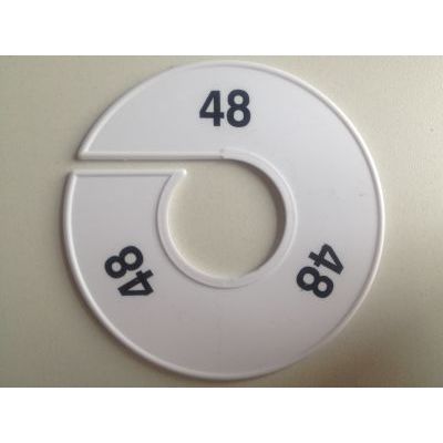 Klika - Größe Ring 11 cm weiß/schwarz 48