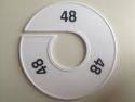 Klika -  Maatring 11 cm wit/zwart 48