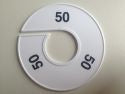 Klika -  Maatring 11 cm wit/zwart 50