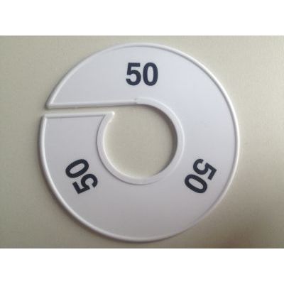 Klika -  Maatring 11 cm wit/zwart 50