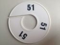 Klika -  Maatring 11 cm wit/zwart 51