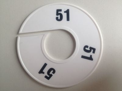 Klika - Größe Ring 11 cm weiß/schwarz 51