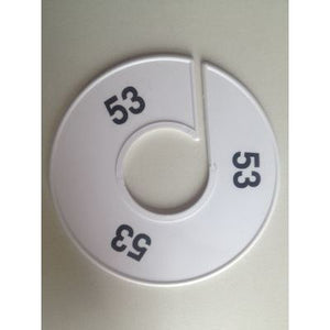 Klika -  Maatring 11 cm wit/zwart 53