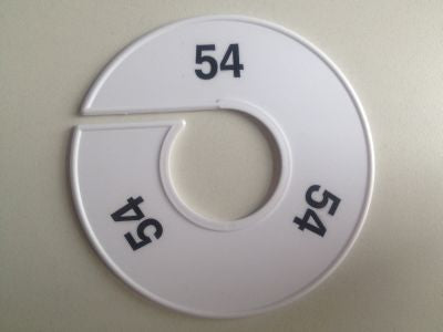 Klika - Ringgröße 11 cm weiß/schwarz 54