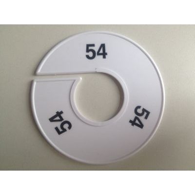 Klika -  Maatring 11 cm wit/zwart 54