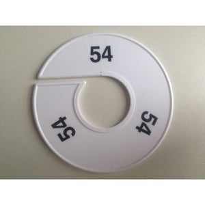 Klika -  Maatring 11 cm wit/zwart 54