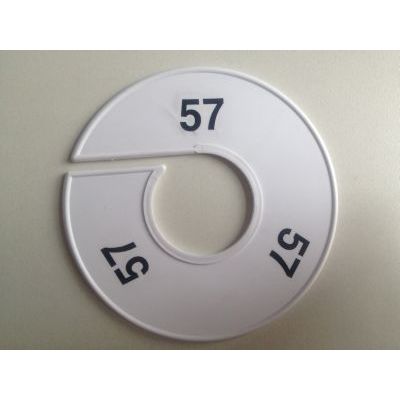 Klika -  Maatring 11 cm wit/zwart 57