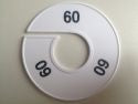 Klika -  Maatring 11 cm wit/zwart 60