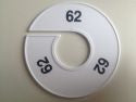 Klika -  Maatring 11 cm wit/zwart 62