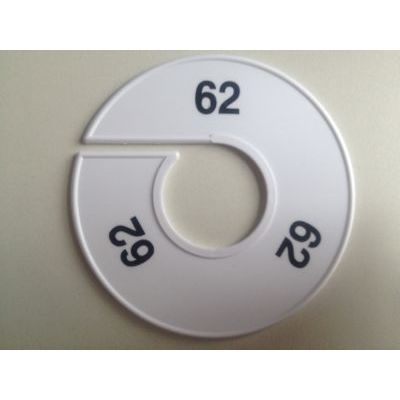 Klika - Taille bague 11 cm blanc/noir 62