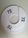 Klika -  Maatring 11 cm wit/zwart 72
