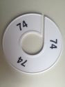 Klika -  Maatring 11 cm wit/zwart 74