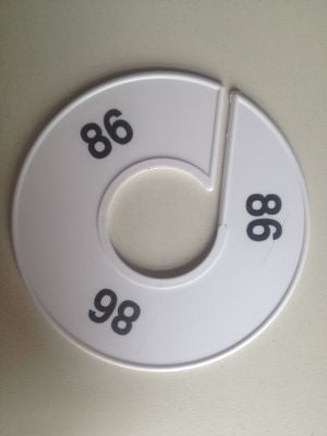 Klika - Ringgröße 11 cm weiß/schwarz 86