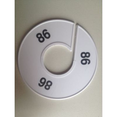 Klika -  Maatring 11 cm wit/zwart 86