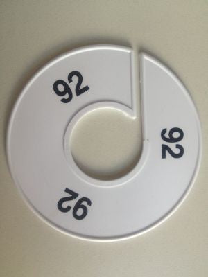 Klika - Größe Ring 11 cm weiß/schwarz 92