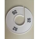 Klika -  Maatring 11 cm wit/zwart 92