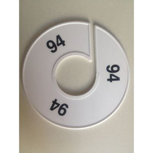 Klika -  Maatring 11 cm wit/zwart 94