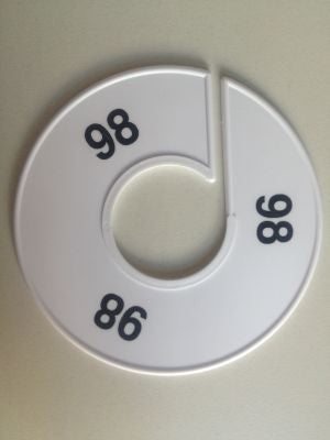 Klika - Ringgröße 11 cm weiß/schwarz 98