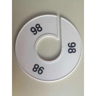 Klika -  Maatring 11 cm wit/zwart 98