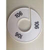 Klika -  Maatring 11 cm wit/zwart 106
