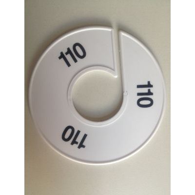 Klika -  Maatring 11 cm wit/zwart 110