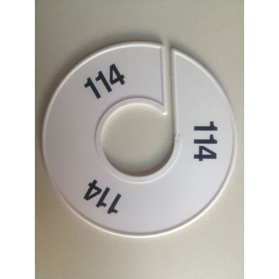 Klika - Größenring 11 cm weiß/schwarz 114